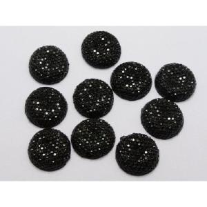 Auzz Trinklets Rhinestone Black Gem 20mm (3/4") 20 pcs / pack With Mastercard Online