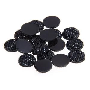 Auzz Trinklets rhinestone Black Gem 8mm 100 pcs / pack Low Pice Cheap Online