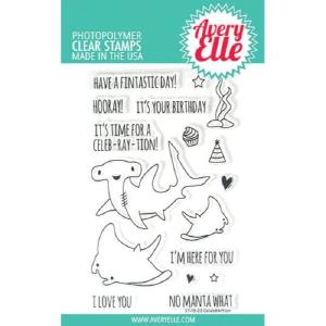 Avery Elle Clear Stamp Set 4" x 6" CelebRAYtion Cheap Wiki