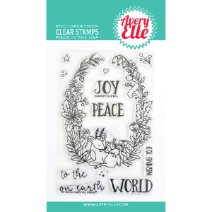 Avery Elle Stamp Peaceful Frame Clear Stamps Outlet
