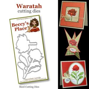 Beccy's Place Waratah cutting dies For Sale Sale Online