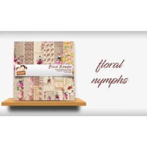 Bob N Betty Floral Nymphs 12'x12' Paper Pad Comfortable