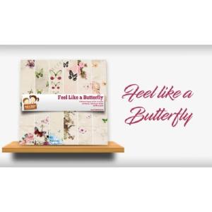 Bob N Betty Feel Like a Butterfly 12'x12' Paper Pad Cheap Sale Genuine