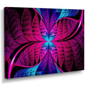 Bright Pink Fractal Stained Glass Clearance Get Authentic