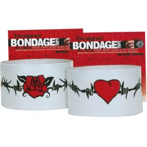 Designer Bondage Tape: Roses Cheap Sale