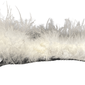 60s Marabou Feather Trim Cartwheel Hat Buy Cheap Newest