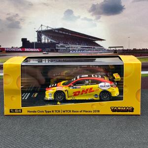 Tarmac works 1:64 Honda Civic Type R TCR WTCR Race of Macau 2018 Tom Coronel (diecast) T64-029-18WTCR09 Sale Visit