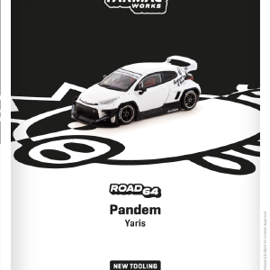 Tarmac Works 1:64 Pandem Yaris White - Brand new Tooling! ( T64R-080-WH ) Outlet 100% Original