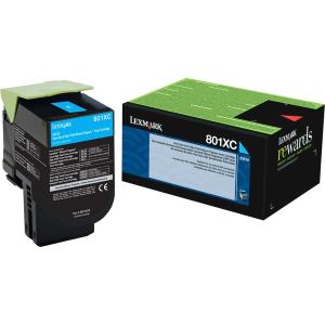 Lexmark Unison 801XC Toner Cartridge 80C1XC0 Authentic
