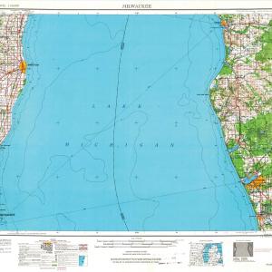 1954 Milwaukee, WI  - Wisconsin - USGS Topographic Map Outlet Get To Buy