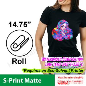 Siser S-Print Matte 14.75" Roll (Yard) Discount Brand New Unisex