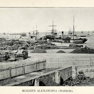 1897 Print Alexandria Egypt Harbor Ships Port Sailing Ocean Coast XGW2 Sale Big Discount