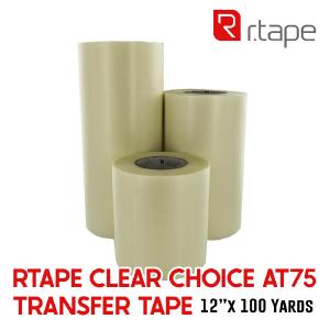Rtape Clear Choice AT75 Transfer Tape (12" x 100 Yards) -CLEARANCE- Good Selling Cheap Online