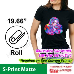 Siser S-Print Matte 19.66" Roll (Yard) Discount Great Deals