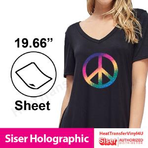Siser Holographic 19.66" x 12" Sheet Online Online For Sale
