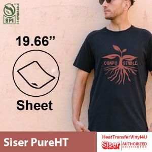Siser PureHT 19.66" x 12" Sheet 2025 Unisex