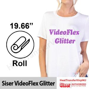 Siser VideoFlex Glitter 19.66" Roll (Clearance) -50% Off- Clearance Genuine