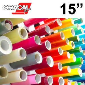 Oracal 651 Intermediate Adhesive Vinyl 15" Roll (Yard) Cheap Sale Really