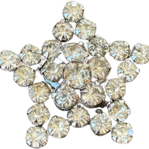 60s/70s Tiny Swarovski Rhinestone Star Brooch Deals Online