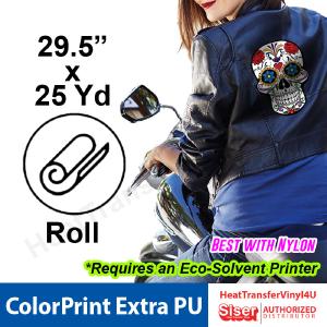 Siser ColorPrint Extra PU (Best with Nylon) 29.5" x 25 Yards Clearance Choice