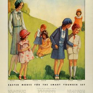 1931 Print Easter Children Teen McCalls Fashion Patterns Clothing MCC5 Explore Online