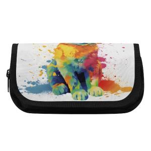 Cat Print  Double Layer Pencil Cases Buy Cheap 2025
