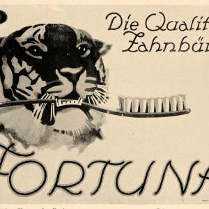1926 Fortuna Tiger Brush Atelier Hans Neumann Print - ORIGINAL HISTORIC POS8A Low Cost Sale Online