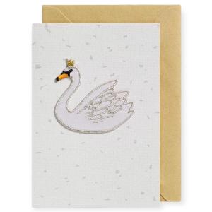 Swan Iron On Patch Greetings Card by Petra Boase Sale Ebay
