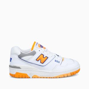 550 White Orange leather Outlet Affordable