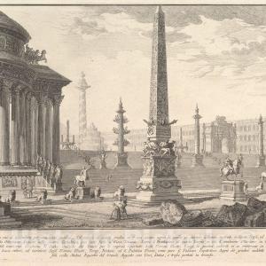 Art Print : The Ancient Capitol ascended by Approximately one Hundred Steps - Artist: Giovanni Battista Piranesi - Created: c1750 : Vintage Wall Art Discount Shop