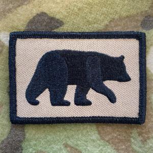 2"x3" Black Bear Tactical Patch Clearance Footlocker Pictures