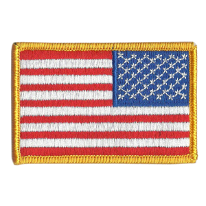2x3" REVERSE USA flag patch for Tactical Cap Purchase For Sale