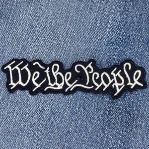 We The People Die-Cut - Iron-On or Velcro-Backing Cheapest Pice Cheap Online