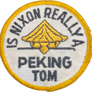 70s 1972 Nixon Political Collectible Sew On Patch Free Shipping Best Pices