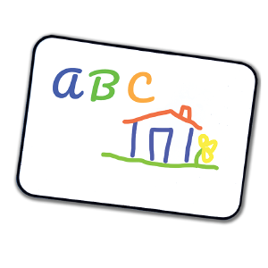 Double-Sided A4 Magnetic Mini Whiteboard - Dark Blue Frame Cheap Sale Outlet