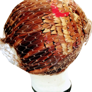 50s Vintage Pheasant Feather Small Hat Affordable Sale Online