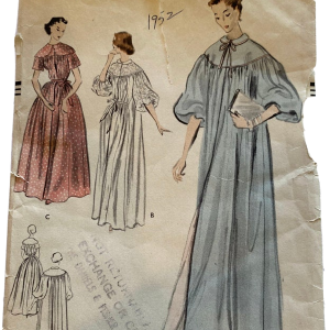 50s Peignoir Pattern Perforated Explore