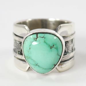 Carico Lake Turquoise Ring Genuine Cheap Online