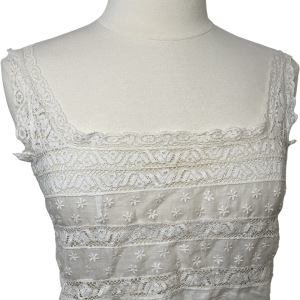 10s Antique Cotton Eyelet Lace Corset Cover Buy Cheap Eastbay