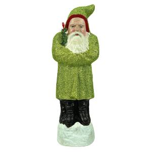 Traditional Large Shimmering Lime Green Belsnickle Cheap Original