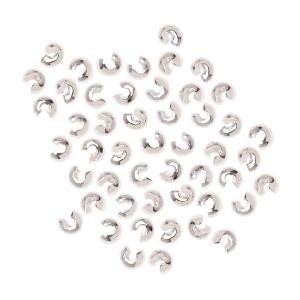 Crimp Bead Covers, 3mm, Silver Tone (144 Pieces) Clearance Online Amazon