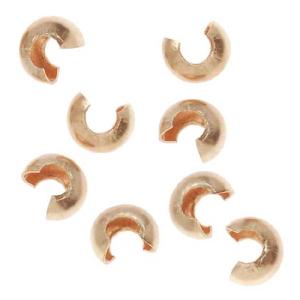 Crimp Bead Covers, 4mm, 14K Gold-Filled (8 Pieces) Outlet Good Selling