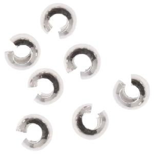 Crimp Bead Covers, 4mm Sterling Silver (10 Pieces) Clearance Deals