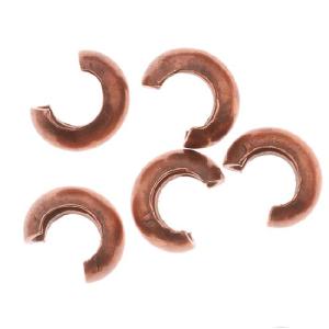 Crimp Bead Covers, 3mm, Antiqued Copper (50 Pieces) Outlet Ebay