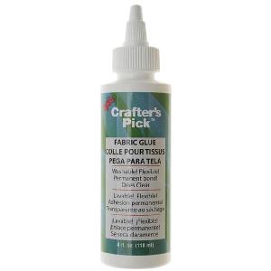 Crafter's Pick Fabric Glue - Washable And Flexible Permanent Bond - 4 Ounces 2025 Cheap Pice