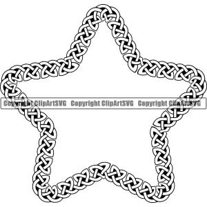 Viking Celtic Frame Border Design Element Star ClipArt SVG Discount Official Site