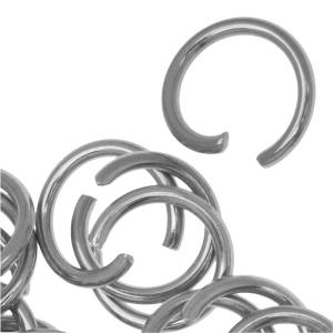 Jump Rings, Open 8mm Diameter 19 Gauge Stainless Steel (50 Pieces) Cheap Sale Many Kinds Of