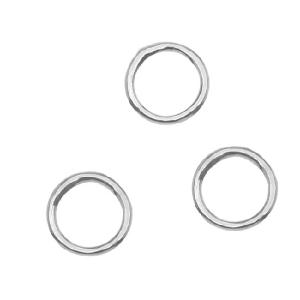 Jump Rings, Closed 5mm Diameter 20 Gauge, Silver Plated (20 Pieces) Cheap Sale Huge Surprise