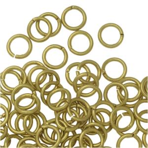 Jump Rings, Open 5mm Diameter 20 Gauge, Raw Brass (100 Pieces) Cheap Genuine