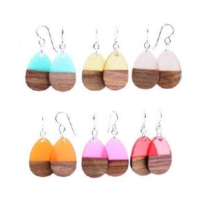 Jewelry Kit, Resin & Wood Drop Earring Set - Limited Edition Cheap Geniue Stockist